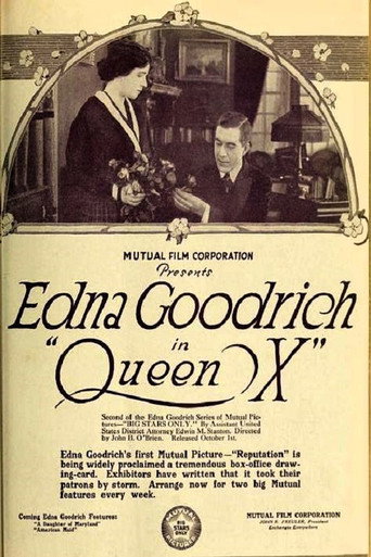 Movie poster for Queen X (1917)