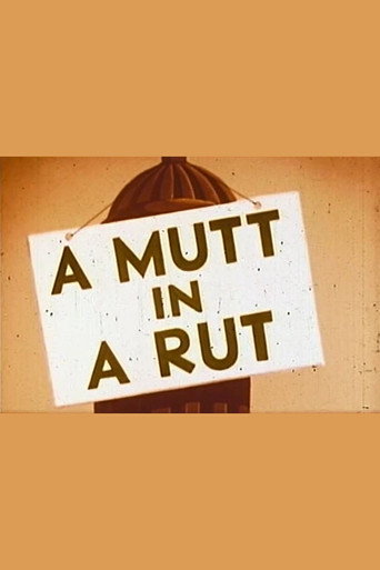 Movie poster for A Mutt in a Rut (1949)