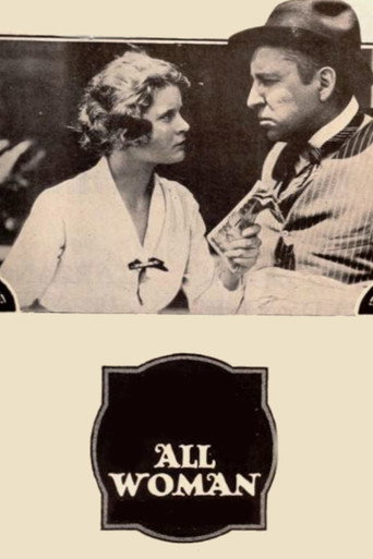 Movie poster for All Woman (1918)