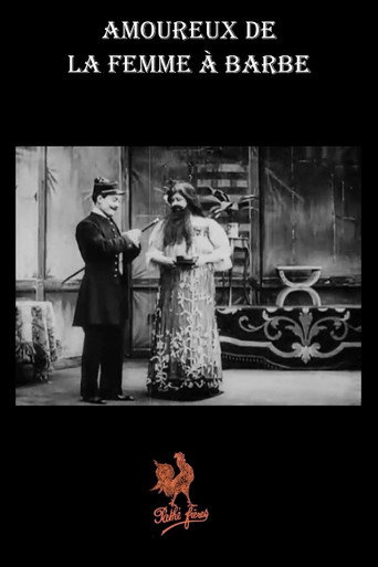 Movie poster for In Love with the Bearded Woman (1909)