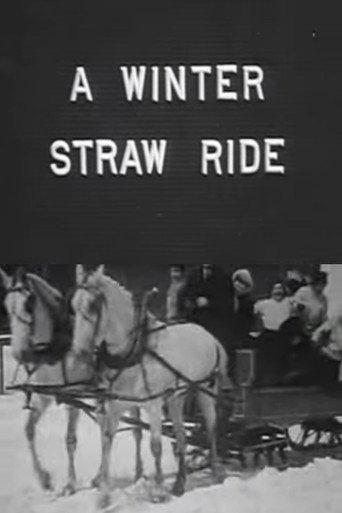 Movie poster for A Winter Straw Ride (1906)