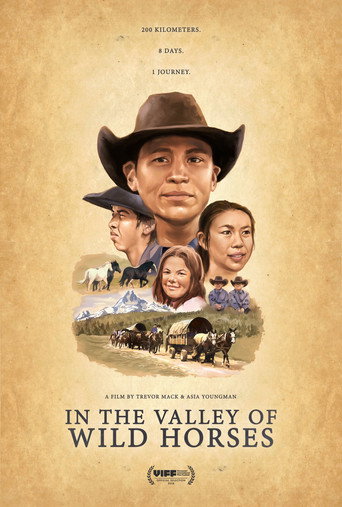 Movie poster for In the Valley Of Wild Horses (2018)