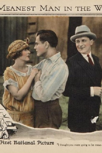 Movie poster for The Meanest Man in the World (1923)