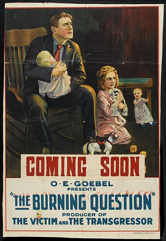 Movie poster for The Burning Question (1919)