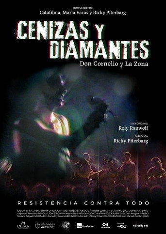 Movie poster for Cenizas y diamantes, la película de Don Cornelio y La Zona (2024)