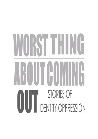 Worst Thing About Coming Out poster