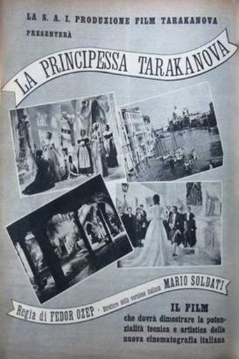 Movie poster for Princess Tarakanova (1938)