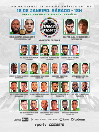 Movie poster for Jungle Fight 134: MMA World League (2025)