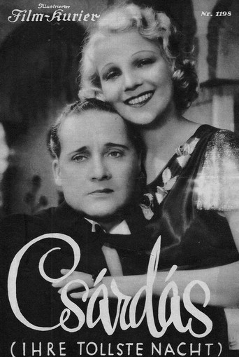 Movie poster for Rozpustilá noc (1934)