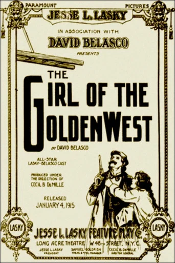 Movie poster for The Girl of the Golden West (1915)