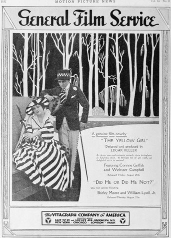 Movie poster for The Yellow Girl