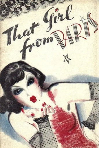 That Girl from Paris poster