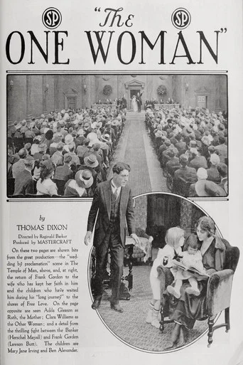 Movie poster for The One Woman (1918)