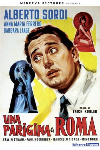 Movie poster for A Parisian in Rome (1954)