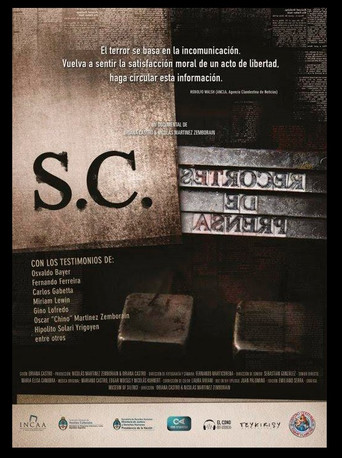 Movie poster for S.C. Recortes de prensa (2014)