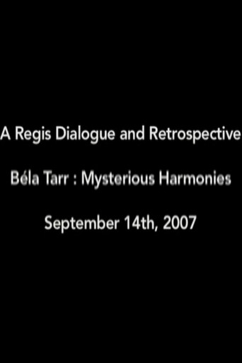 Movie poster for Béla Tarr: Mysterious Harmonies (2008)