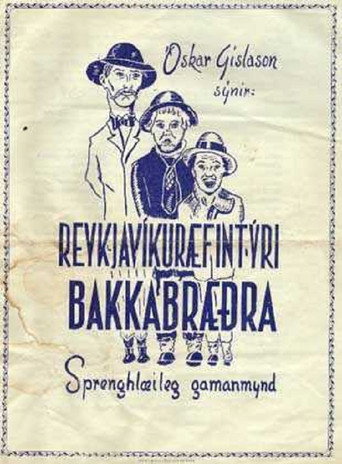 Movie poster for The Bakkabrothers go to Reykjavík (1951)
