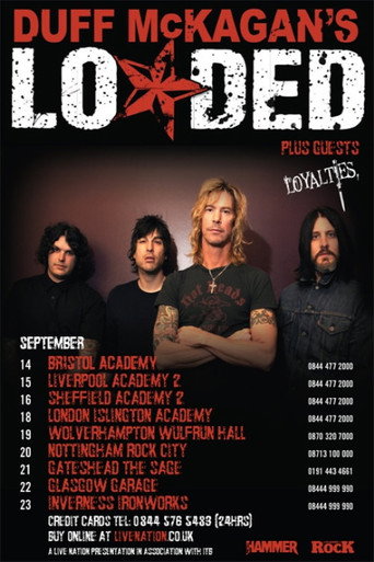 Movie poster for Duff McKagan's Loaded: Live at The Garage (2009)