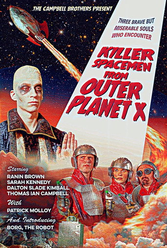 Movie poster for Killer Spacemen from Outer Planet X (2017)