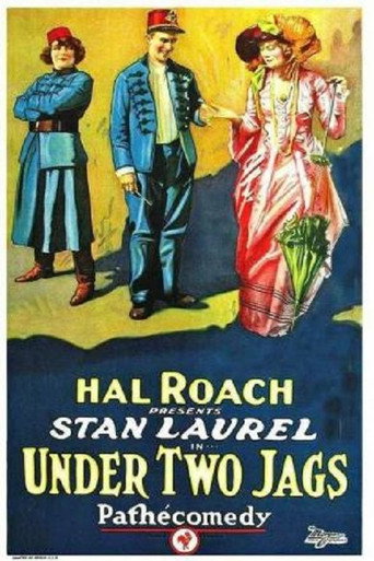 Movie poster for Under Two Jags (1923)