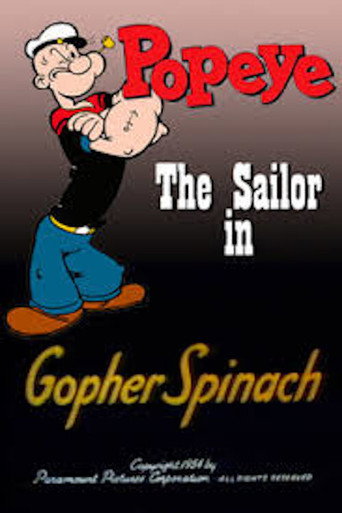 Movie poster for Gopher Spinach (1954)