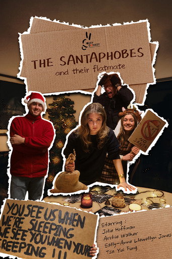 Movie poster for THE SANTAPHOBES and their flatmate (2025)