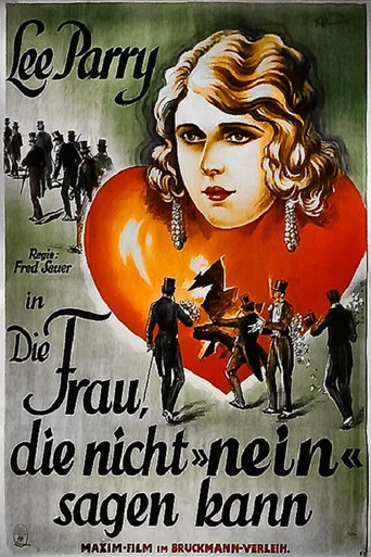Movie poster for Die Frau die nicht nein sagen kann (1927)