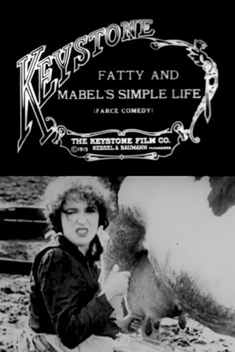Movie poster for Fatty and Mabel’s Simple Life (1915)