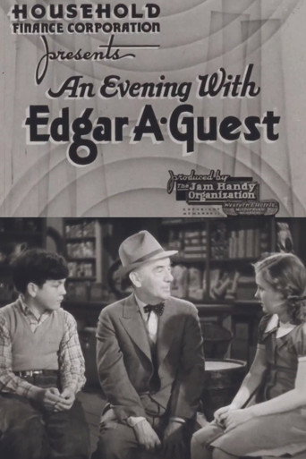 An Evening with Edgar Guest poster