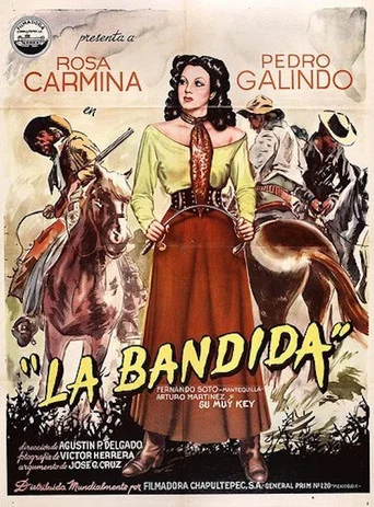 Movie poster for La bandida (1948)