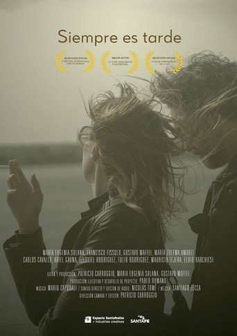 Movie poster for Siempre es tarde