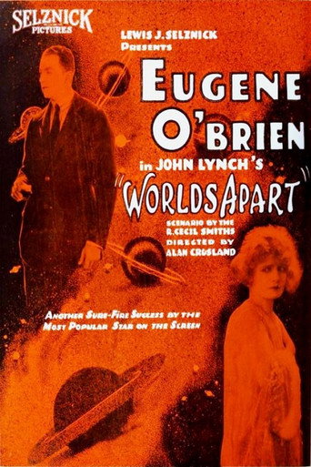 Movie poster for Worlds Apart (1921)