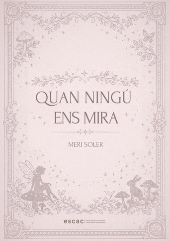 Movie poster for Quan ningú ens mira (2025)