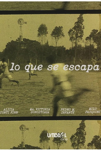 Movie poster for Lo que se escapa (2023)