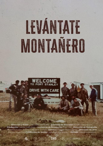 Movie poster for Levántate Montañero