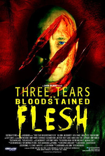 Movie poster for Three Tears on Bloodstained Flesh (2017)
