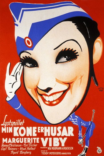 Movie poster for Min kone er husar (1935)