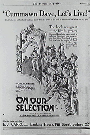 Movie poster for On Our Selection (1920)
