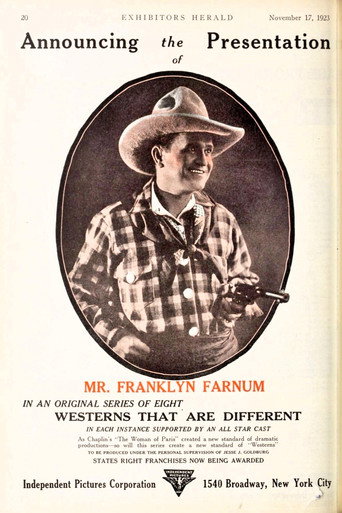 Movie poster for Crossed Trails (1924)