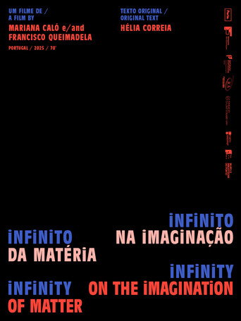 Movie poster for Infinity infinity, on the imagination of matter (2025)