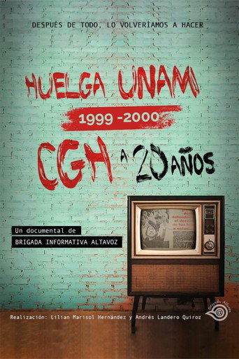 Huelga UNAM 1999 - 2000: CGH a 20 Años poster