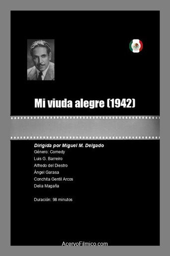 Movie poster for Mi viuda alegre (1942)