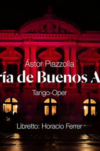 Movie poster for Astor Piazzolla's Maria de Buenos Aires Grand Théâtre de Genève (2023)