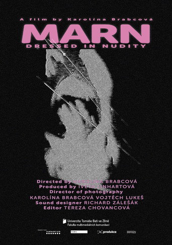 Movie poster for MARN, dressed in nudity (2023)