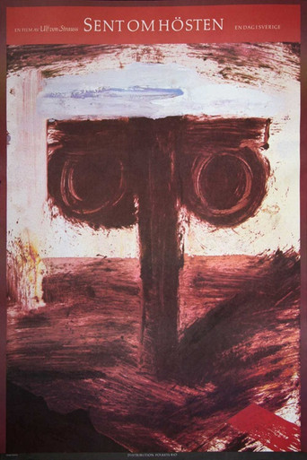 Sent om hösten poster