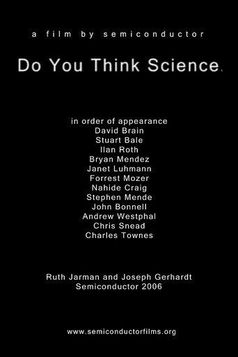 Movie poster for Do You Think Science (2006)