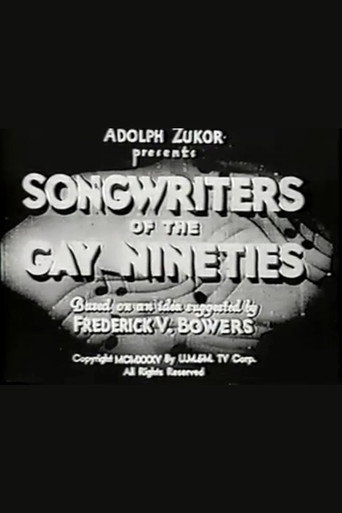 Movie poster for Songwriters of the Gay Nineties (1935)