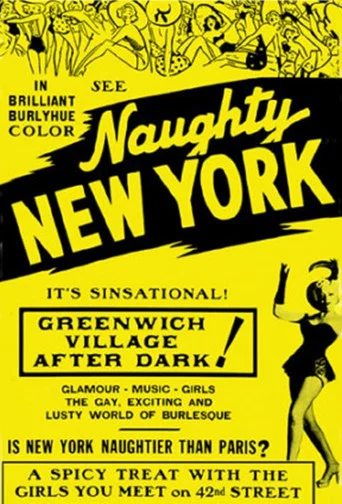 Movie poster for Naughty New York (1959)
