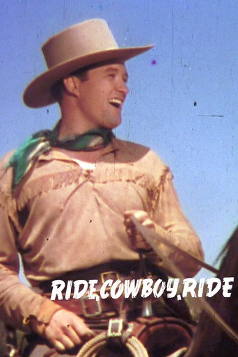 Movie poster for Ride, Cowboy, Ride (1939)
