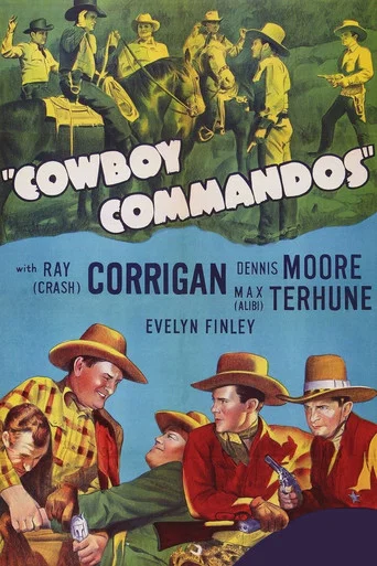 Movie poster for Cowboy Commandos (1943)
